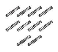 Sourcing Map Ressort de Compression - 1.2mm Fil Diamètre, 8mm OD, 45mm Libre Longueur, Acier Extension Noir - 10 Pièces