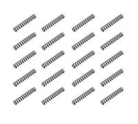 sourcing map Ressort de Compression 1.2mm Fil Diamètre, 8mm OD, 50mm Libre Longueur Ressort Acier Extension Ressort Noir 20Pcs