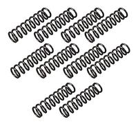 sourcing map Ressort de Compression 1.2mm Fil Diamètre, 9mm OD, 35mm Libre Longueur Ressort Acier Extension Ressort Noir 10Pcs