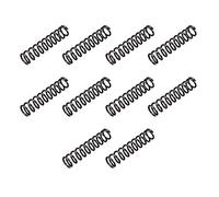 sourcing map Ressort de Compression 1.2mm Fil Diamètre, 9mm OD, 40mm Libre Longueur Ressort Acier Extension Ressort Noir 10Pcs