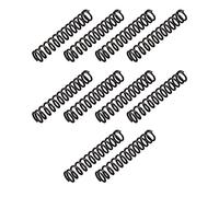 sourcing map Ressort de Compression 1.2mm Fil Diamètre, 9mm OD, 50mm Libre Longueur Ressort Acier Extension Ressort Noir 10Pcs