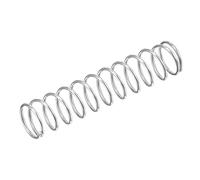 sourcing map Ressort de Compression 10pcs en Acier Inoxydable 304, 11mm OD,0.9mm Fil Dimension,9mm Comprimé Longueur,50mm Libre Longueur,11N Capacité de Chargement Argenté