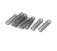 sourcing map Ressort de Compression 1mmx8mmx30mm 304 Acier Inoxydable Argenté 10pcs