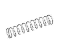 sourcing map Ressort de Compression 20pcs en Acier Inoxydable 304, 9mm OD,1mm Fil Dimension,9mm Comprimé Longueur,40mm Libre Longueur,31.4N Capacité de Chargement Argenté
