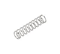 sourcing map Ressort de Compression 304 Acier Inoxydable 5mm OD,0.5mm Fil Dimension,11mm Comprimé Longueur,20mm Libre Longueur,7.8N Capacité de Chargement Argenté 10pcs