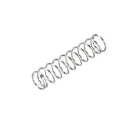 sourcing map Ressort de Compression 304 Acier Inoxydable 5mm OD,0.5mm Fil Dimension,11mm Comprimé Longueur,20mm Libre Longueur,7.8N Capacité de Chargement Argenté 20pcs