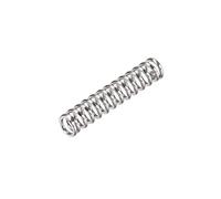 sourcing map Ressort de Compression 304 Acier Inoxydable 6mm OD,1mm Fil Dimension,15mm Comprimé Longueur,30mm Libre Longueur,37.2N Capacité de Chargement Argenté 10pcs