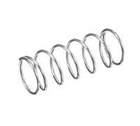 sourcing map Ressort de Compression 5pcs en Acier Inoxydable 304, 10mm OD,0.7mm Fil Dimension,9mm Comprimé Longueur,25mm Libre Longueur,11.8N Capacité de Chargement Argenté