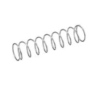 sourcing map Ressort de Compression 5pcs en Acier Inoxydable 304, 10mm OD,0.7mm Fil Dimension,9mm Comprimé Longueur,40mm Libre Longueur,11.8N Capacité de Chargement Argenté