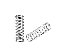 sourcing map Ressort de Compression Fil Diamètre 0,4mm, OD 3mm, Libre Longueur 10mm Ressort Acier Bobine Allongé 10pcs