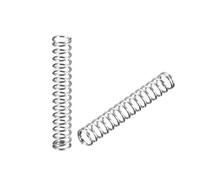 sourcing map Ressort de Compression Fil Diamètre 0,5mm, OD 4mm, Libre Longueur 25mm Ressort Acier Bobine Allongé 10pcs