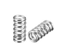 sourcing map Ressort de Compression Fil Diamètre 0,8mm, OD 5mm, Libre Longueur 10mm Ressort Acier Bobine Allongé 10pcs