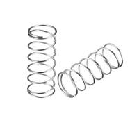 sourcing map Ressort de Compression Fil Diamètre 1mm, OD 16mm, Libre Longueur 40mm Ressort Acier Bobine Allongé 10pcs