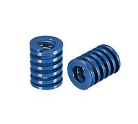sourcing map Ressort de Compression Moule Estampage Spirale Charge Légère 20x25mm Long Bleu 2Pcs