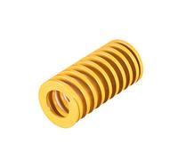 sourcing map Ressort de Compression Moule Estampage Spirale Charge Légère 25mm OD 50mm Long Jaune