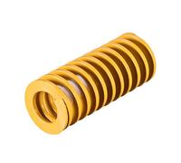 sourcing map Ressort de Compression Moule Estampage Spirale Charge Légère 30mm OD 70mm Long Jaune
