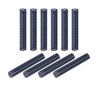 sourcing map Ressort de Compression Moule Matrice Ressort, 10pcs 12mm OD 80mm Long Spirale Stampage Léger Charge pour Imprimante 3D Électrique Pièce, Bleu