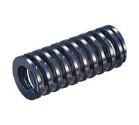 sourcing map Ressort de Compression Moule Matrice Ressort, 27mm OD 60mm Long Spirale Estampage Légère Charge pour 3D Imprimante Électrique Pièce, Bleu
