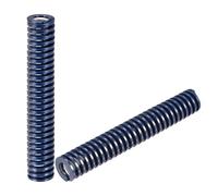 sourcing map Ressort de Compression Moule Matrice Ressort, 2Pcs 20mm OD 125mm Long Spiral Estampage Charge Légère pour Imprimante 3D Électrique Pièce, Bleu