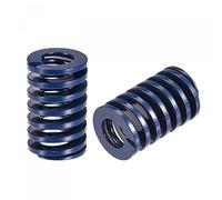 sourcing map Ressort de Compression Moule Matrice Ressort, 2Pcs 20mm OD 30mm Long Spiral Estampage Charge Légère pour Imprimante 3D Électrique Pièce, Bleu