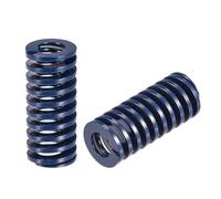 sourcing map Ressort de Compression Moule Matrice Ressort, 2Pcs 20mm OD 45mm Long Spiral Estampage Charge Légère pour Imprimante 3D Électrique Pièce, Bleu