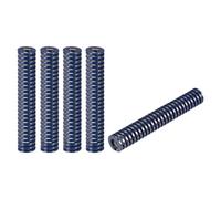 sourcing map Ressort de Compression Moule Matrice Ressort, 5pcs 16mm OD 90mm Long Spirale Stampage Léger Charge pour Imprimante 3D Électrique Pièce, Bleu