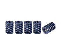 sourcing map Ressort de Compression Moule Matrice Ressort, 5Pcs 20mm OD 25mm Long Spiral Estampage Charge Légère pour Imprimante 3D Électrique Pièce, Bleu
