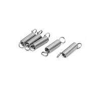 sourcing map Ressort de Traction Ressort de Tension Ressorts d'Extension 0.3mmx3mmx15mm 304 Inoxydable Acier Argenté 5pcs