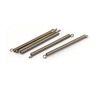 sourcing map Ressort de Traction Ressort de Tension Ressorts d'Extension 0.5mmx4mmx60mm 304 Inoxydable Acier Argenté 5pcs