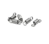 sourcing map Ressort de Traction Ressort de Tension Ressorts d'Extension 0.8mmx6mmx20mm 304 Inoxydable Acier Argenté 5pcs