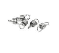 sourcing map Ressort de Traction Ressort de Tension Ressorts d'Extension 0.8mmx8mmx20mm 304 Inoxydable Acier Argenté 5pcs