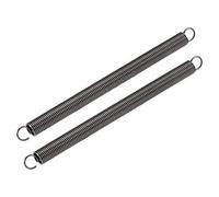 sourcing map Ressort de Traction Ressort de Tension Ressorts d'Extension 10mm OD, 1.2mm Fil Dimension, 255mm Extensible Longueur 150mm Libre Longueur Acier 3kg Charger Capacité Gris 2pcs
