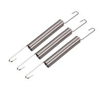 sourcing map Ressort de Traction Ressort de Tension Ressorts d'Extension 1mm Fil Dia, 10mm OD, 120mm Libre Longueur Ressort Acier Petit Double Crochet 3pcs