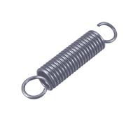 sourcing map Ressort de Traction Ressort de Tension Ressorts d'Extension 2.5mm Fil Dia, 18mm OD, 90mm Libre Longueur Ressort Acier Petit Double Crochet