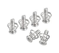 sourcing map Ressort Vis, 10pcs M2.5x11mm 5,7mm Ressort OD GPU Graphique Card Dos Plaque Dissipateur Chaleur Vis Ordinateur Ventilateur Fixé Vis