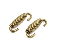 sourcing map Ressorts De Tuyaux D'Échappement 2Pcs pour Moto - INOX