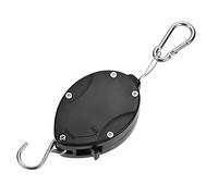 sourcing map Rétractable Plante Poulie Réglable Suspente 160cm pour Jardin Suspension Fleurs Corbeille Pots