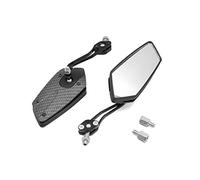 sourcing map Rétroviseur Moto Gris Noir 2pcs Réglable Pentagone