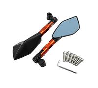 sourcing map Rétroviseur Universel Orange 1 Paire pour Moto Scooter