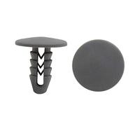 sourcing map Rivet plastique glissière porte voiture Habillage gris Agrafes 8mm Diamètre trou 50pcs
