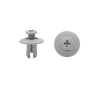 sourcing map Rivets De Fixation en Plastique 8mm 20 Pièces Gris Voiture | 8mm, Pour Garniture, Pare-chocs, Caisse