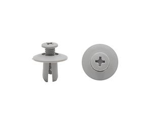 sourcing map Rivets De Fixation en Plastique 8mm 20 Pièces Gris Voiture | 8mm, Pour Garniture, Pare-chocs, Caisse