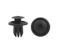 sourcing map Rivets De Fixation Plastique Noir 20 Pièces Pour Aile Voiture
