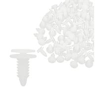sourcing map Rivets Plastiques 100 Pièces pour Voitures Nylon Pare-Chocs