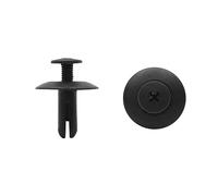 sourcing map Rivets Plastiques Noirs 20 Pièces Pour Voiture Fixation 6mm | Poussez Tige, Retenue, Pour Cartes De Porte, Garniture De Toit, Capot Moteur, Panneaux, Passage De Roue