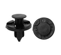 sourcing map Rivets Plastiques Push Clips 50x8mm Noirs pour Voiture | 50 x 8mm, Trou, Pour Aile, Pare-Chocs, Caisse, Garnitures, Bus, Trains, Avions, Camions, Caravanes