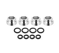 sourcing map Robinet Adaptateur, 4pcs 18mmx4.5mm Mâle Filetage à 22mmx6.5mm Mâle Filetage Laiton Robinet Aérateur Connecteur pour Cuisine Salle Bain Évier