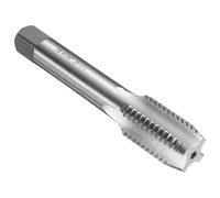 sourcing map Robinet inférieur à main 7/8-9 UNC 2B Filetage de style filetage tarauds en acier rapide HSS6542 Flûtes droites Outil de taraudage à vis