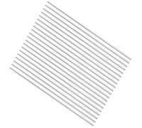 sourcing map Rond Acier Tige 1,3mm HSS Outil de Tournage Barre 100mm Longueur pour Arbre Engranage Perceuse Tour Aléseuse Tournant Miniature Essieu Cylindrique épingle 20pcs