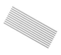 sourcing map Rond Acier Tige 2mm HSS Outil de Tournage Barre 100mm Longueur pour Arbre Engranage Perceuse Tour Aléseuse Tournant Miniature Essieu Cylindrique épingle 10pcs